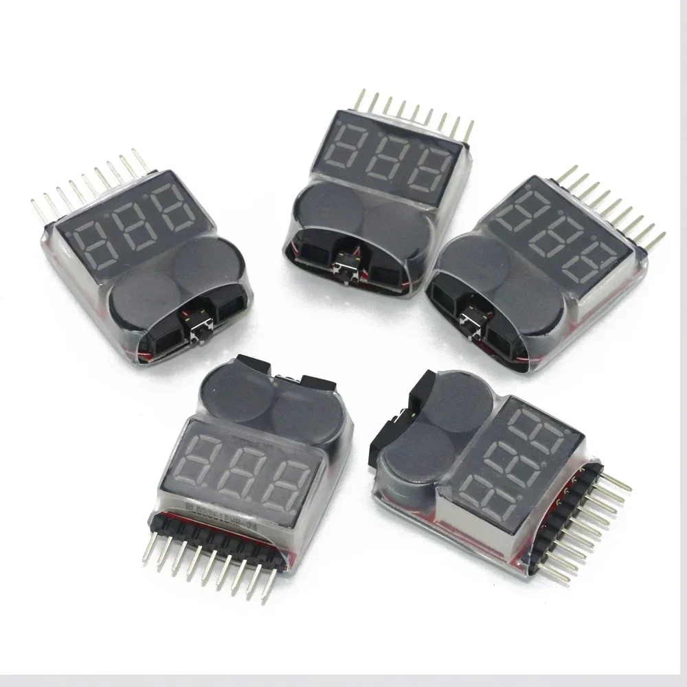 NEEBRC 5PCS 1S-8S LED Lipo Bat - Drone Battery Alarm review and price