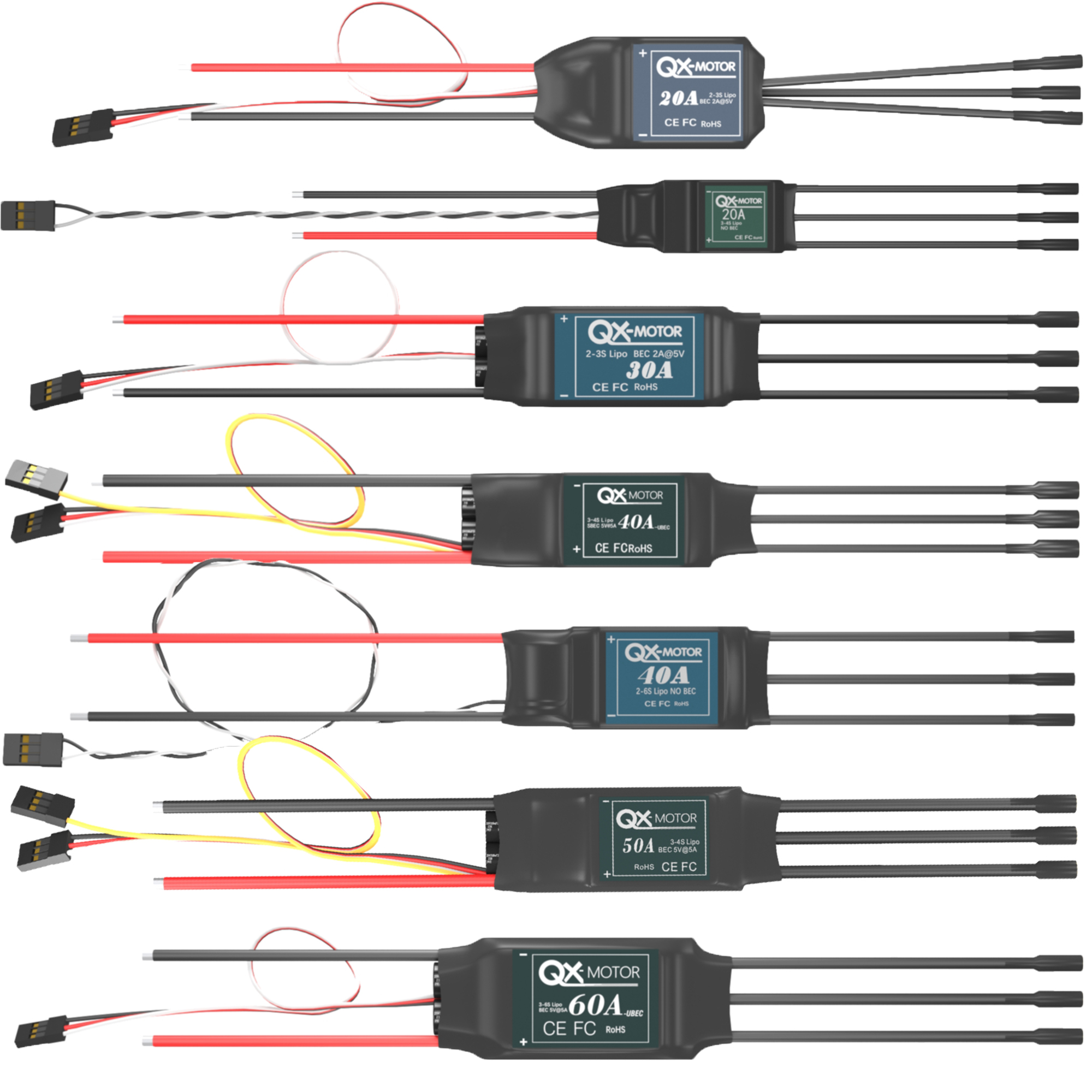 QX-MOTOR Brushless ESC series  - Drone Battery Plate review and price