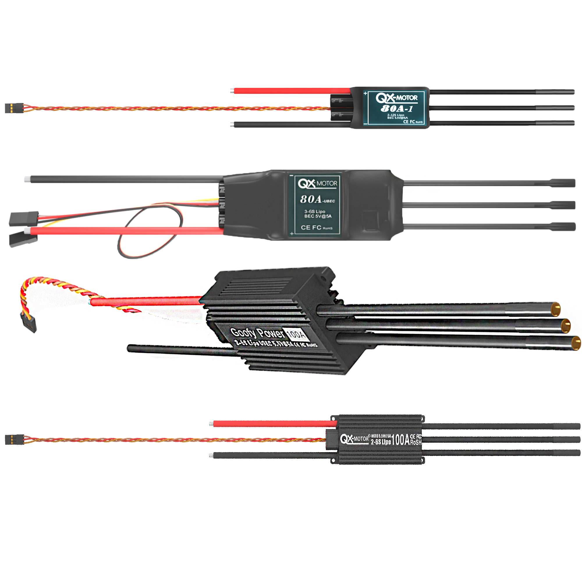 QX-MOTOR Brushless ESC series  - Drone Battery Plate review and price