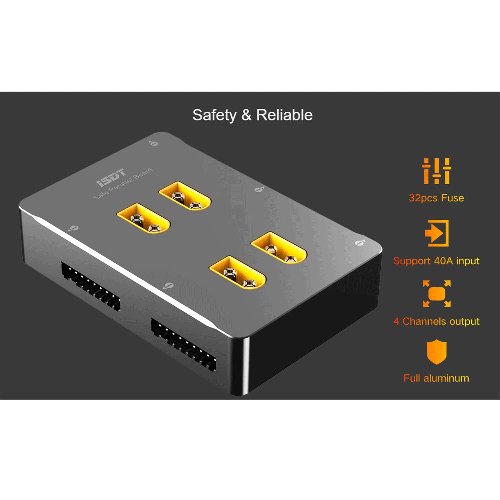 ISDT PC-4860S Metal Shell Para - Drone Battery Parallel Board review and price