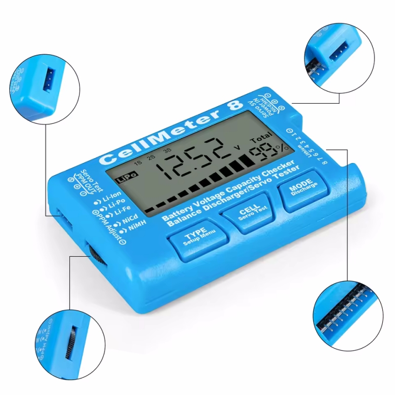 CellMeter 8 Digital Battery Ca - Drone Battery Voltage Checker review and price