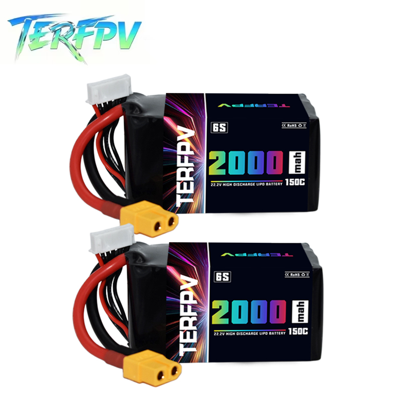 TERFPV 6S 22.2V 2000mAh 150C/3 - Drone Battery 6S review and price