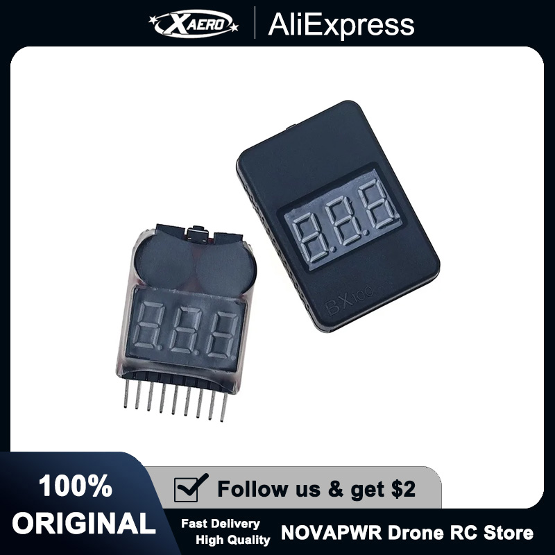1-8S Battery Voltage Tester Al - Drone Battery Alarm review and price