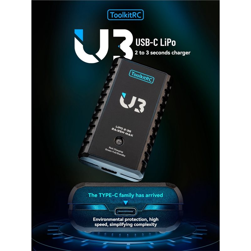 Toolkitrc U3 Battery 2A 25W 2- - Drone Battery 3S review and price