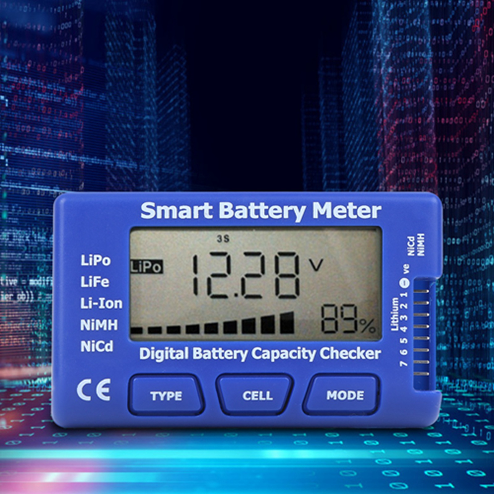 5‑In‑1 Intelligent Digital Bat - Drone Battery Voltage Checker review and price