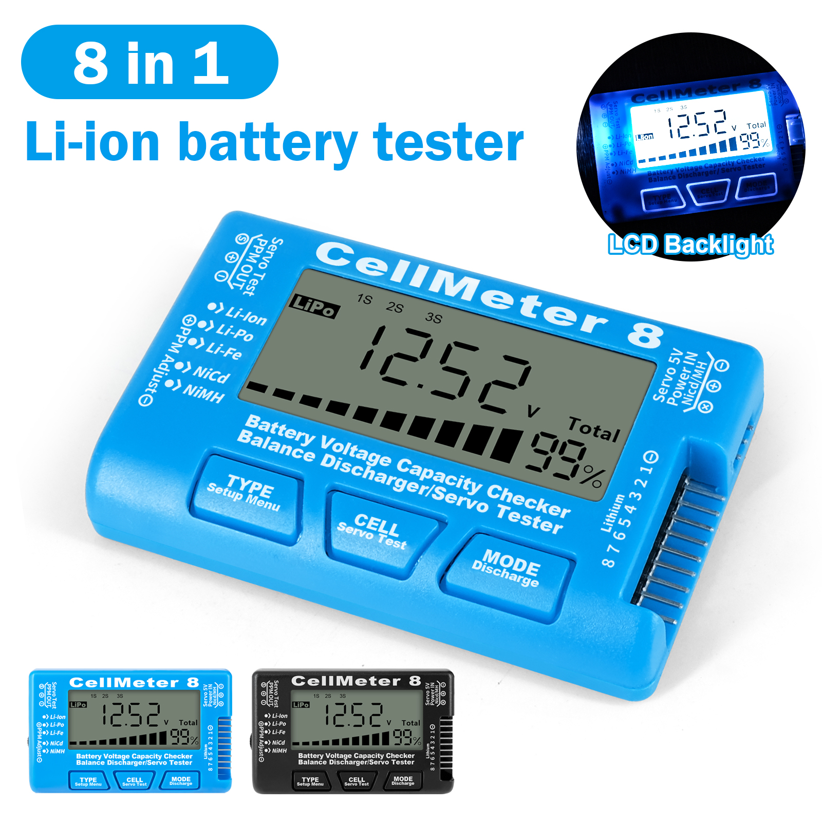 Rc Cellmeter-8 Digital Battery - Drone Battery Voltage Checker review and price